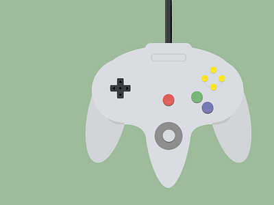 Day 1/100 controller illustration nintendo