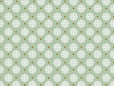Pattern diamond flower pattern