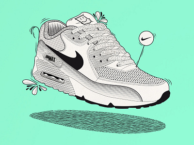 Airmax airmax design dots graphic illustration illustrator lines nike patterns sneakers vector