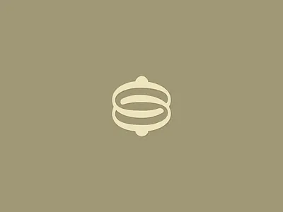 Spectacular wedding brand identity lines logo mark minimal rings symbol