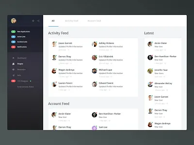 Activity activity app design feed flat interface navigation site ui ux web