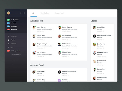 Activity activity app design feed flat interface navigation site ui ux web