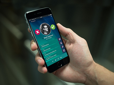 Day 025 Contact Profile Screen dashboard data graph interface stats ui ux widget