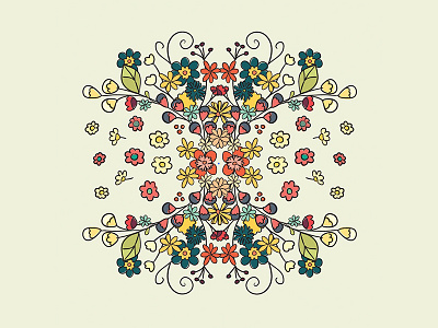 Floral Patterns floral floral patterns flowers girly illustrator spring symmetry wacom