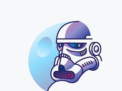 Stormtrooper character illustration star wars stormtrooper