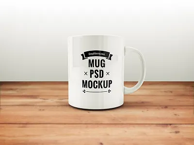 Freebie - Coffee Mug PSD Mockup coffee drink free freebie mock up mockup modern mug presentation psd realistic style