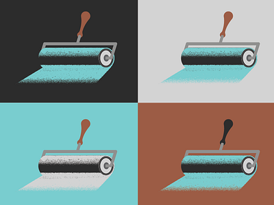 Lets Get Inking! illustration ink roller screenprint