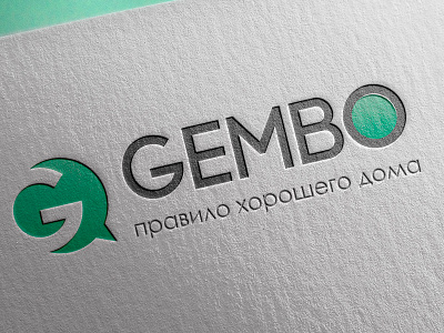 Logo design for Gembo art brand design graphic green identity logo logotype