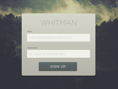 Daily UI #1 dailyui login modal signup