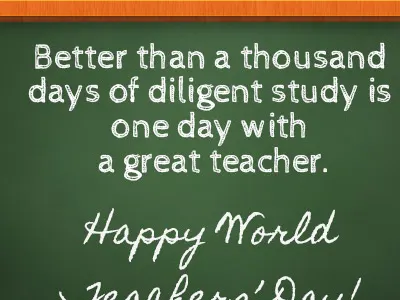 Teachers Day social media typography