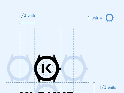 Watches logo composition clock composition geometry grid hour minute time watch