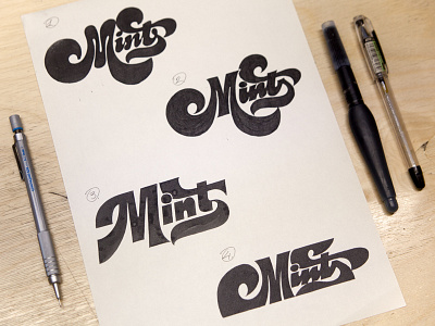 Mint music calligraphy calligraphy and lettering artist calligraphy artist calligraphy logo et lettering evgeny tkhorzhevsky font hand lettering logo lettering artist lettering logo logo type