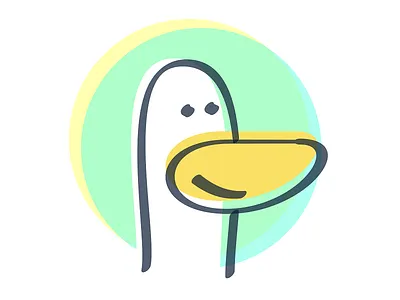 Duckfarm Logo October circle drawing green ink logo sketch yellow