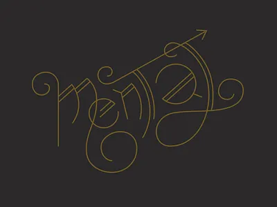 Lettering Experiments / Mental experiment illustration lettering type