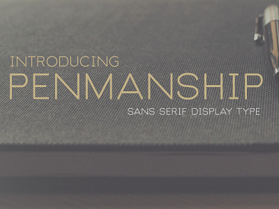 Penmanship font lettering type typography