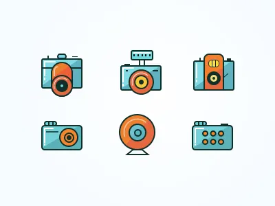 Camera Icon Set camera icon icons new set