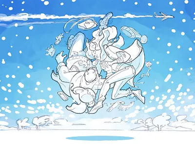 Love Story Sketch blue couple in love illustration love sketch valentines day