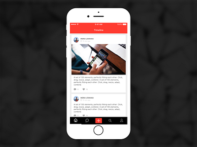 Timeline apps chat feed ios iphone projects social timeline uiux