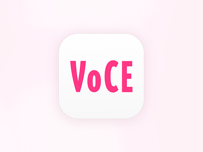 VOCE iOS App Icon app icon