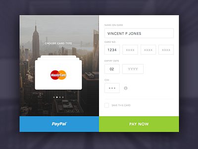 Day 002 - Credit Card Checkout card checkout commerce dailyui design details form master card payment paypal ui ux