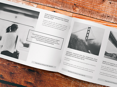 Minimalfolio 6 Photography Portfolio A4 Brochure brochure clean indesign minimal minimalist photography portfolio print