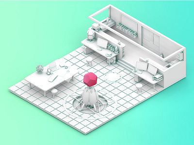 Lab 3d isometric