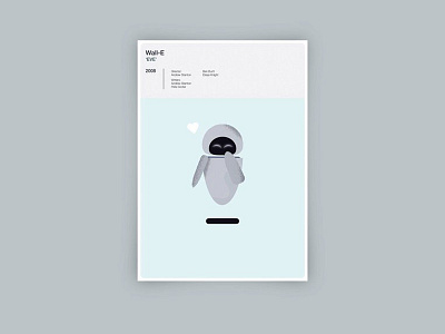 Wall-E's Eve etsy etsy uk eve illustration love poster print robot vector illustration vector wall e wall e walle