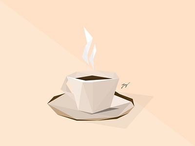 Geometric Coffee cup coffee geometric