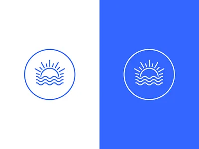 Sun WIP - II illustration logo logotype sun sunrise sunset symbol wave waves weather wip work in progress