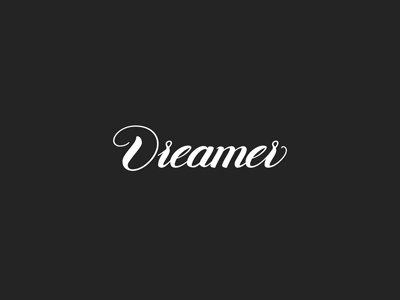 Dreamer calligraphy font handletters lettering letters logotype type vector