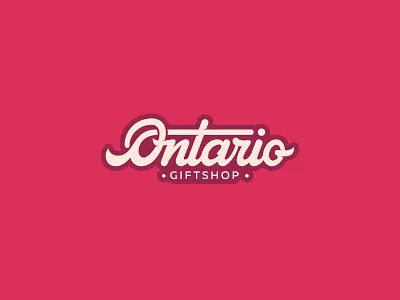 ontario brand branding brushpen custom handmade letter logo sketch type typography