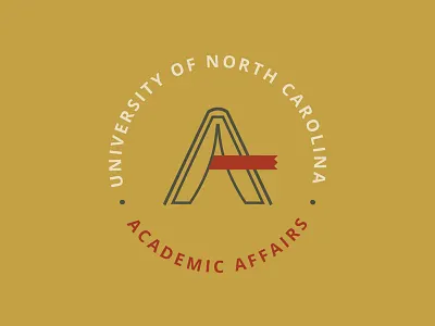 University of North Carolina Academic Affairs Logo branding education logo