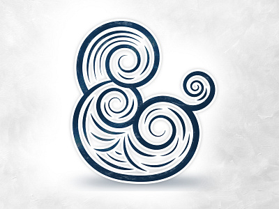 Ampersand amp ampersand curves esperluette