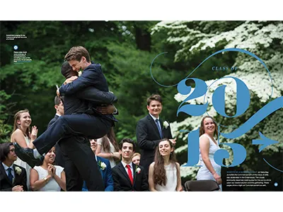 Class of 2015 editorial graduation magazine