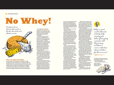 No Whey! editorial feature magazine
