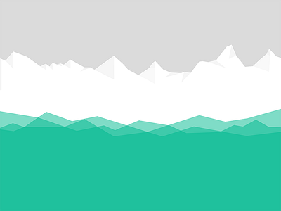 Hills and Mountains background flat design hills illustration minimal design mountains nepal