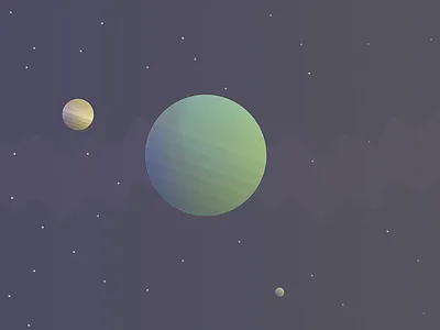 Neptune gradient moon neptune planet space