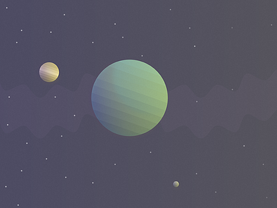 Neptune gradient moon neptune planet space