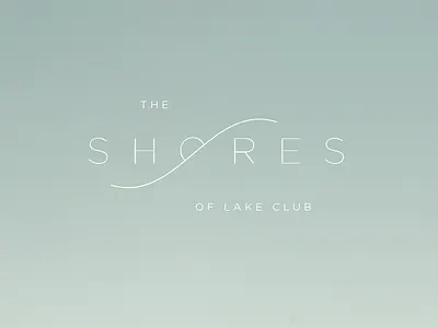 The Shores ID identity light logo real estate shore simple water