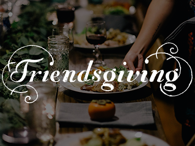 Friendsgiving Hand Lettering hand lettering hand lettering illustrator lettering typography