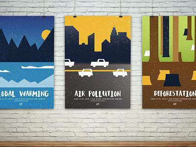 Earth Savvy Posters awareness environmental illustration posters rough rugged