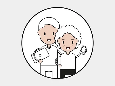 Agency folks agency illustration