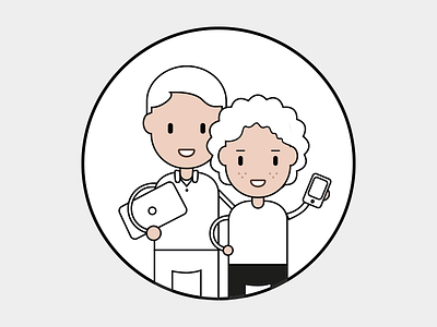 Agency folks agency illustration