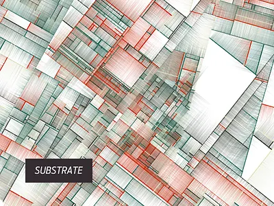 Substrate color computation digital art pattern