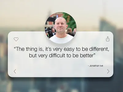 Day 007 - Author Quote concept design quote ui widget