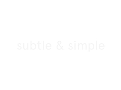 Subtlety & Simplicity apercu font simple subtle typography