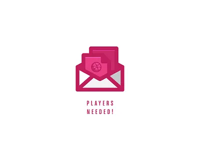 Invitation ball basketball dribbbble envelope invitation invites message need player