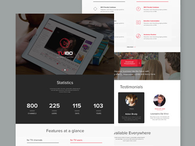 Landing Page interface responsive shot startup ui uiux ux web webdesign