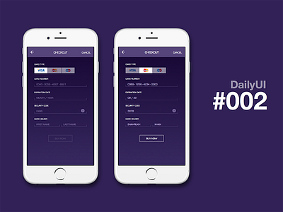 Daily Design Practice # 02 002 checkout experience dailyui ui ux
