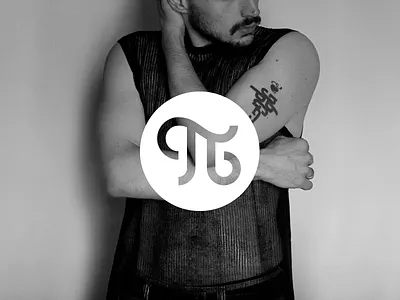 Personal Logo branding graphic design logo logo design pi greek pietro gregorini self portrait